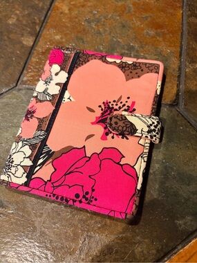 Vera Bradley Hot Pink Floral passport cover